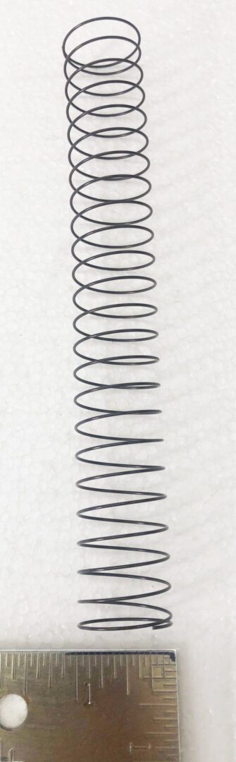 A close up of an individual springs