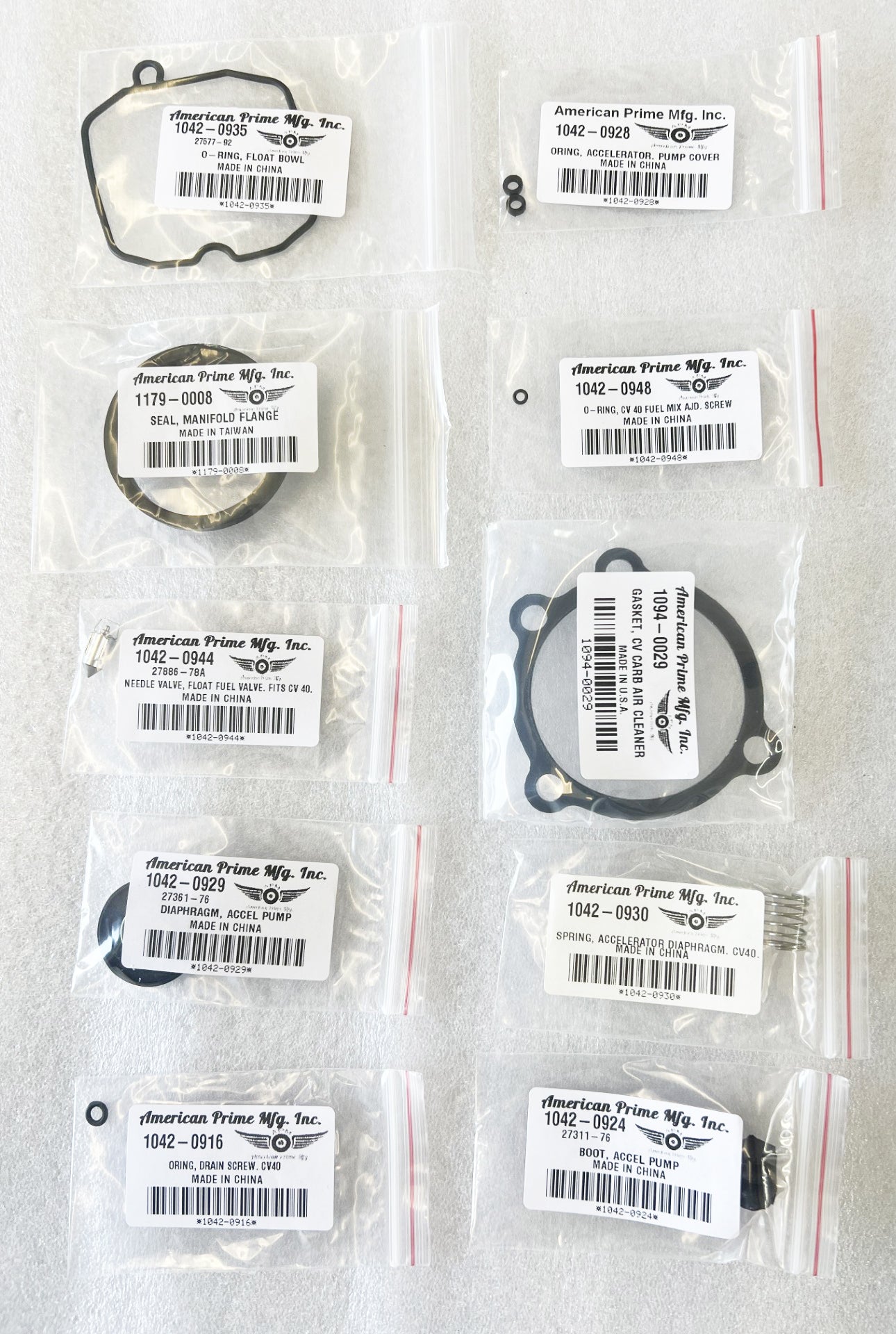 REBUILD KIT, CV CARB (1042-0949)
