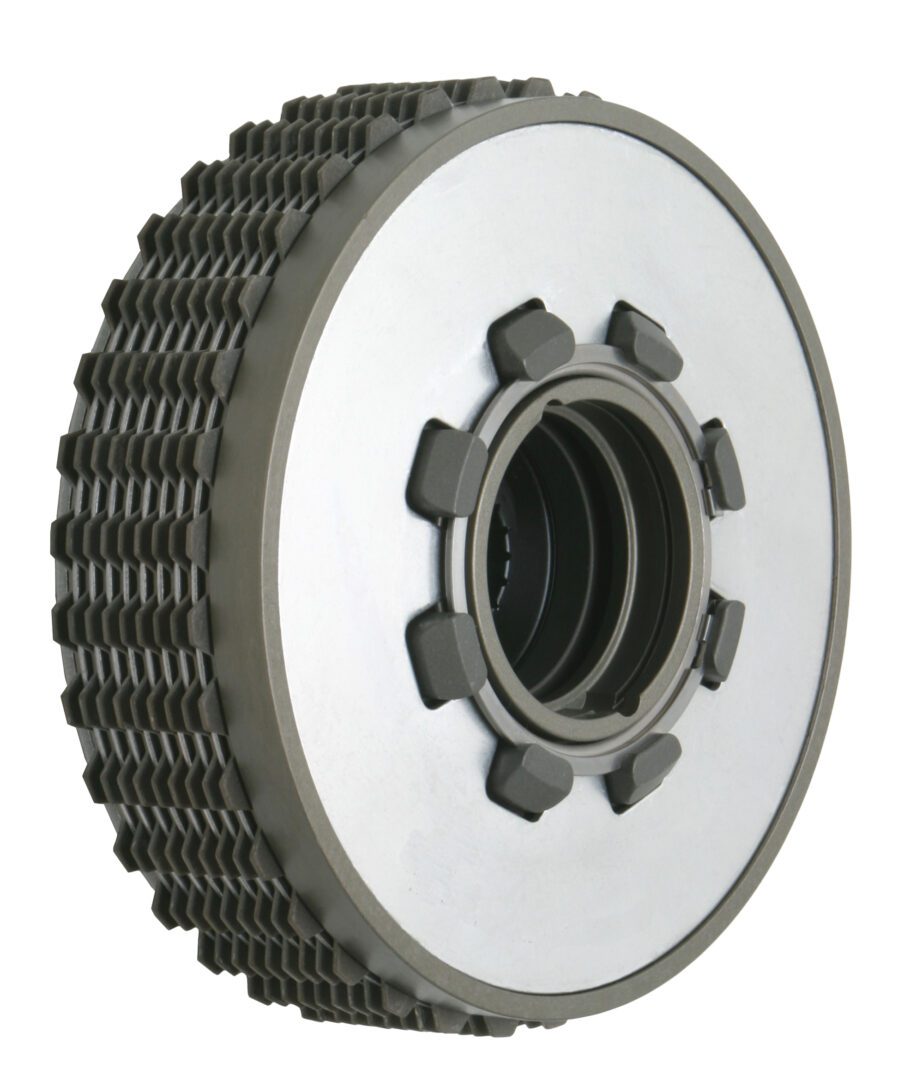 A close up of the front tire on a motorcycle