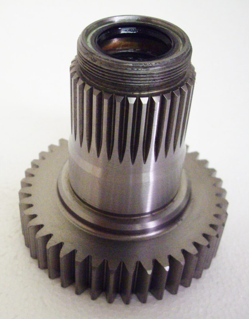 A close up of the inside of an engine