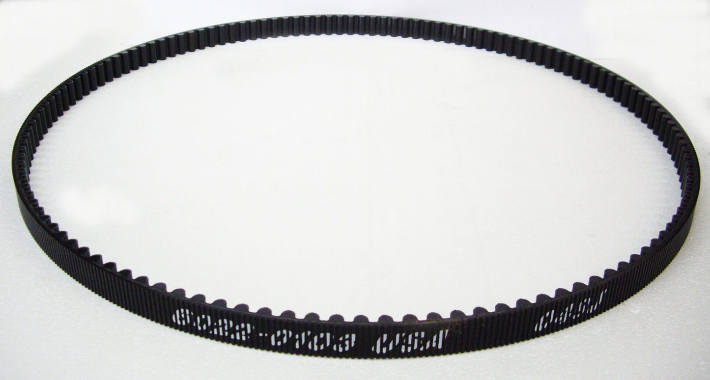 A close up of the belt on a white background