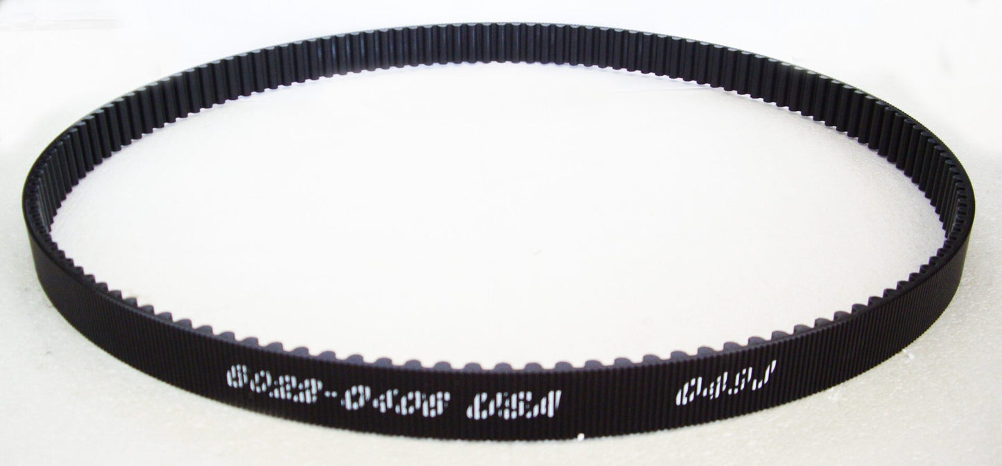 A close up of the belt for a motorcycle