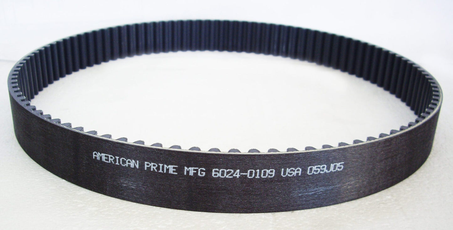 A close up of the belt for an american prime mfg.