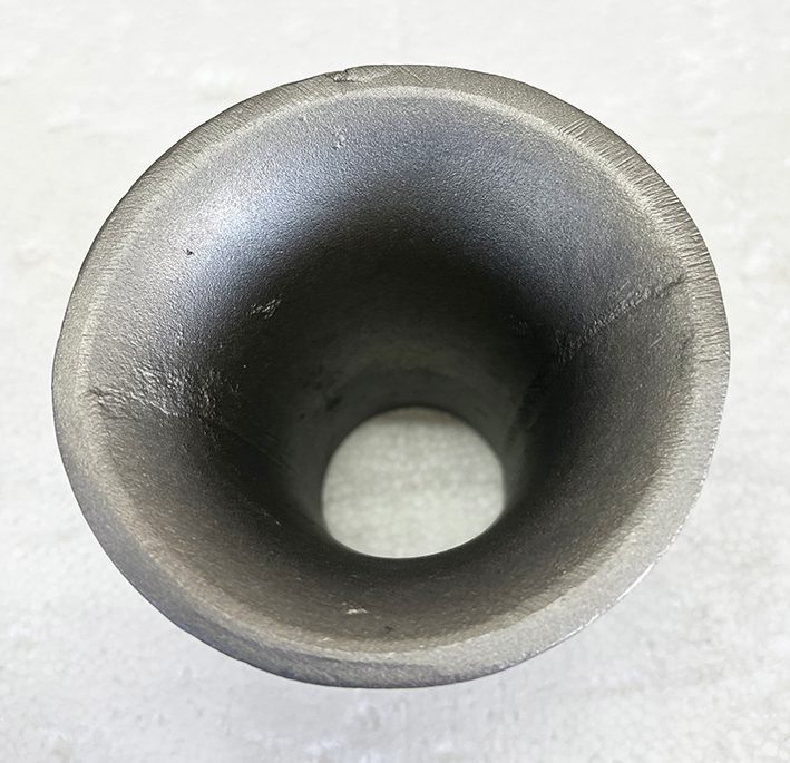 A close up of the bottom of an empty cup.