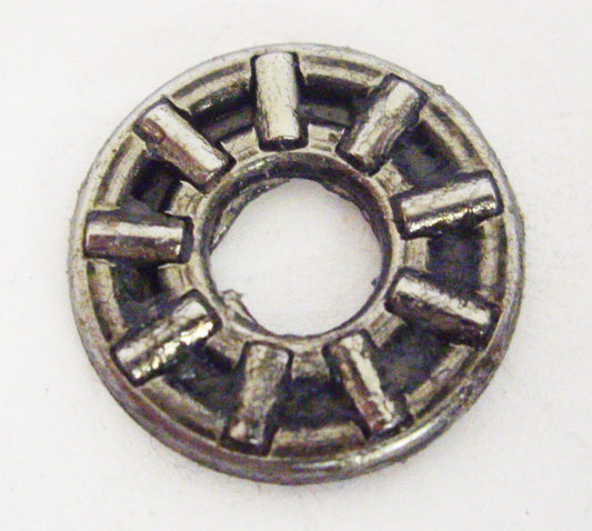 A metal object with a ring around it.