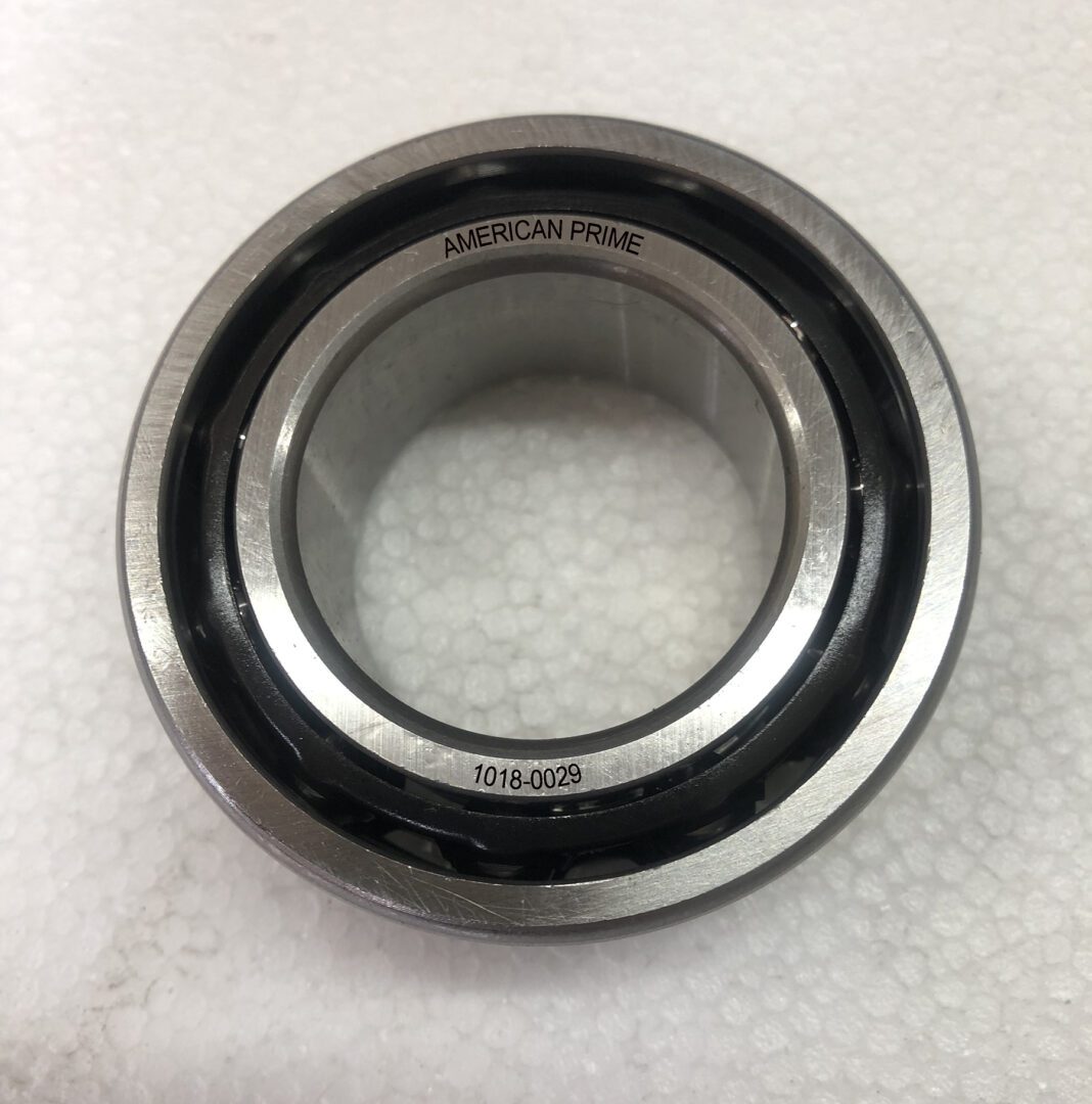 A bearing that is on the ground.