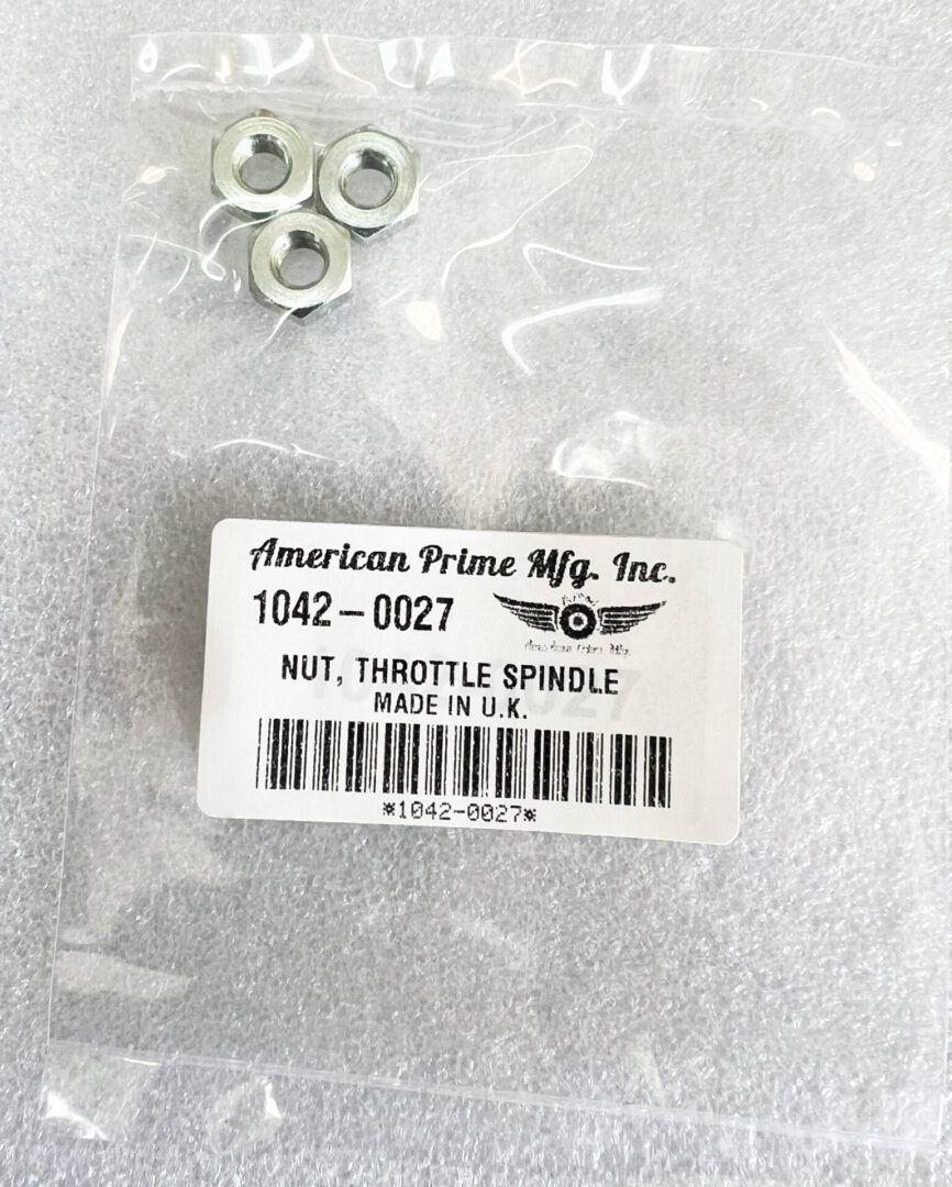 Nut, Throttle Shaft (1042-0027)