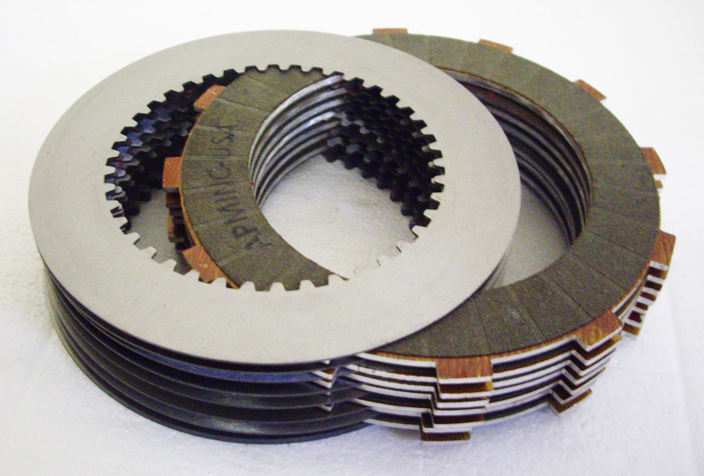 A close up of two different types of clutches