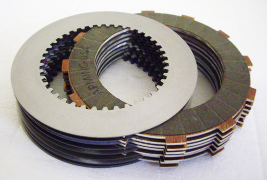 A close up of two different types of clutches