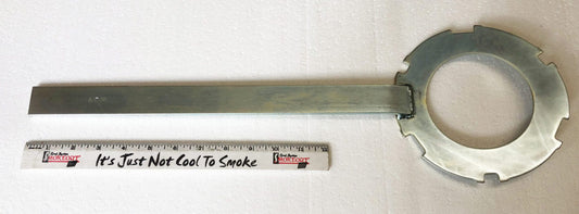 A ruler and some type of tool to smoke