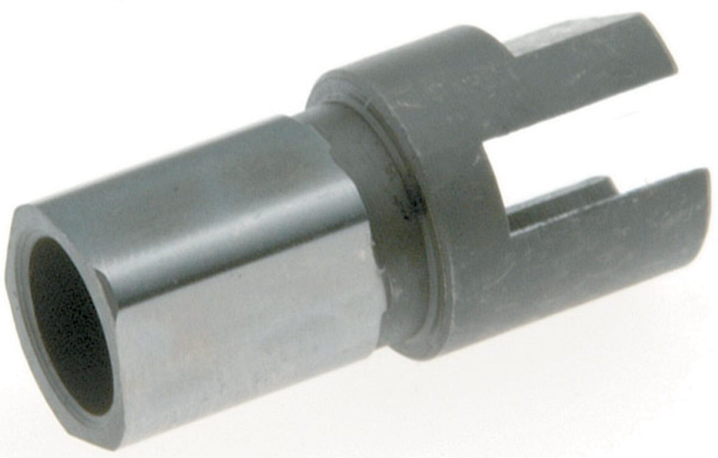 A close up of the end of a pipe