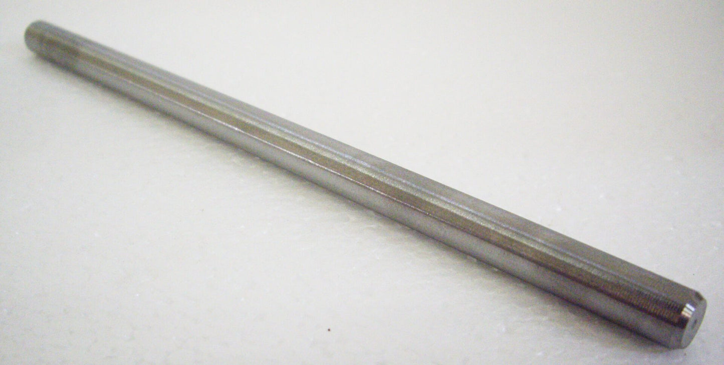 A close up of the end of a metal rod