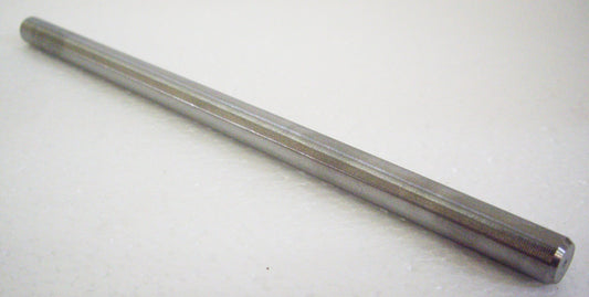 A close up of the end of a metal rod
