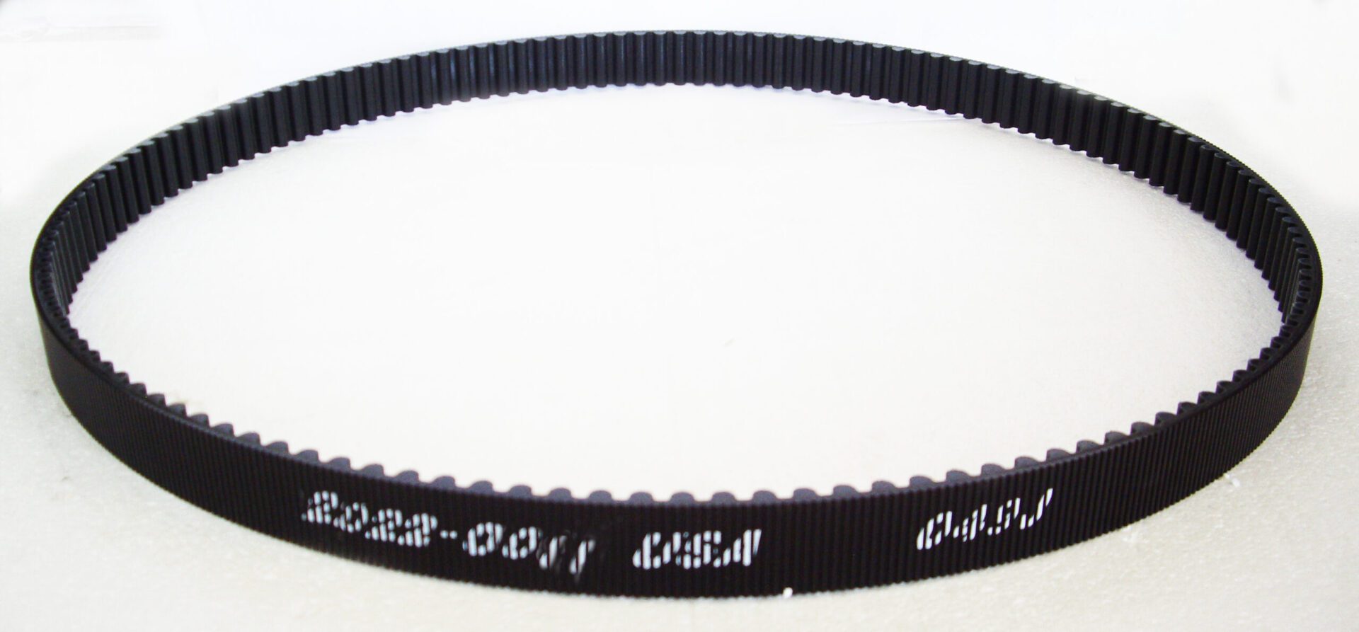 A close up of the belt for a motorcycle