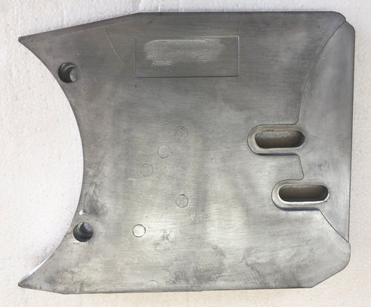 A metal piece of art that is made to look like it has been cut out.