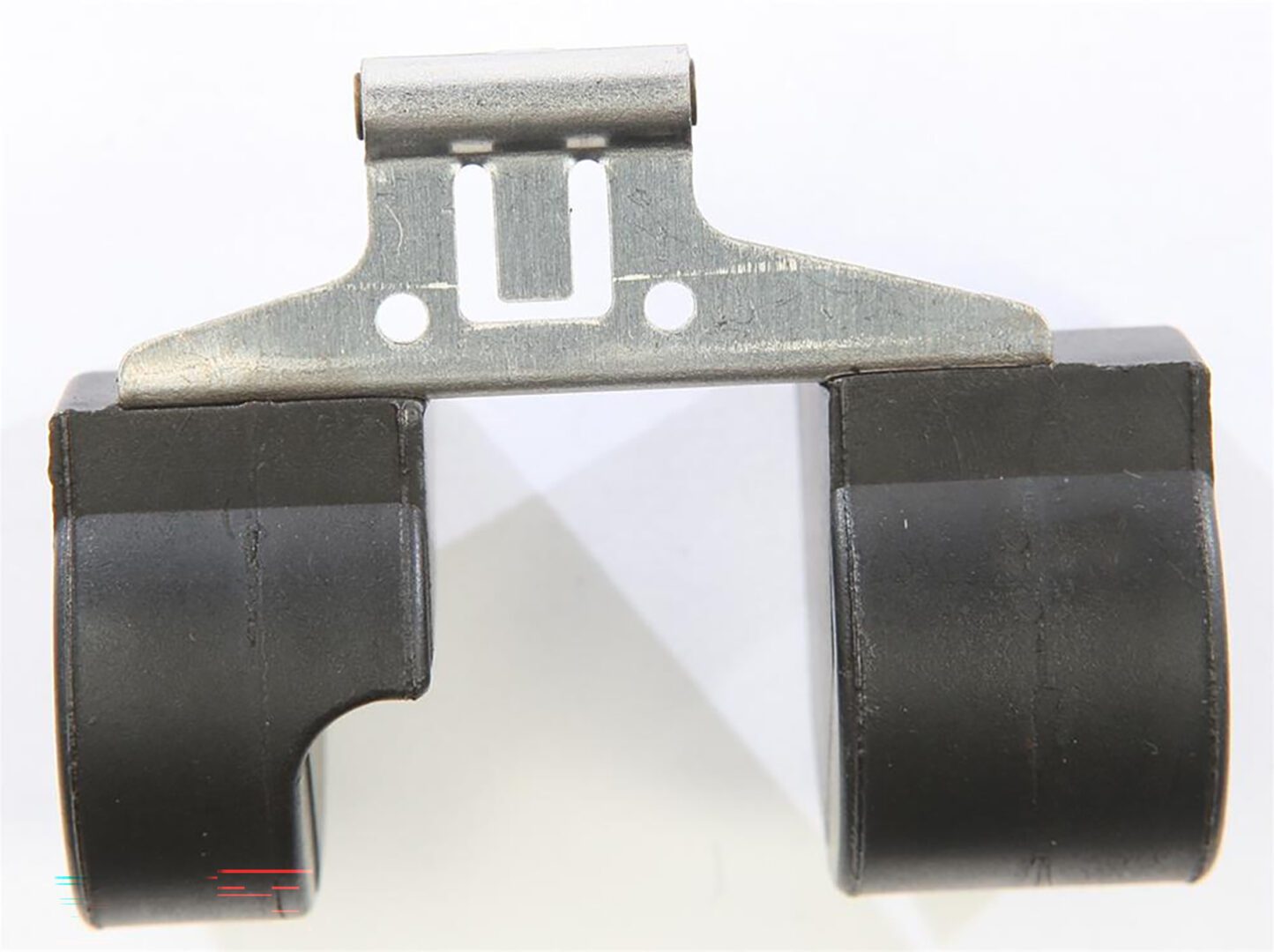 A close up of the front end of a bicycle tire.